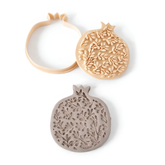 Leafy Pomegranate Clay Stamp & Cutter Set (Available in 8cm & 12cm)