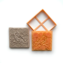 Ensemble de 10 mini-tampons maison pour pâte polymère et céramique