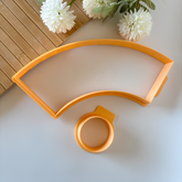 Wide-Mouth Ceramic Clay Cutter & Base Mold Set - For Modern Bowls & Cups (035)