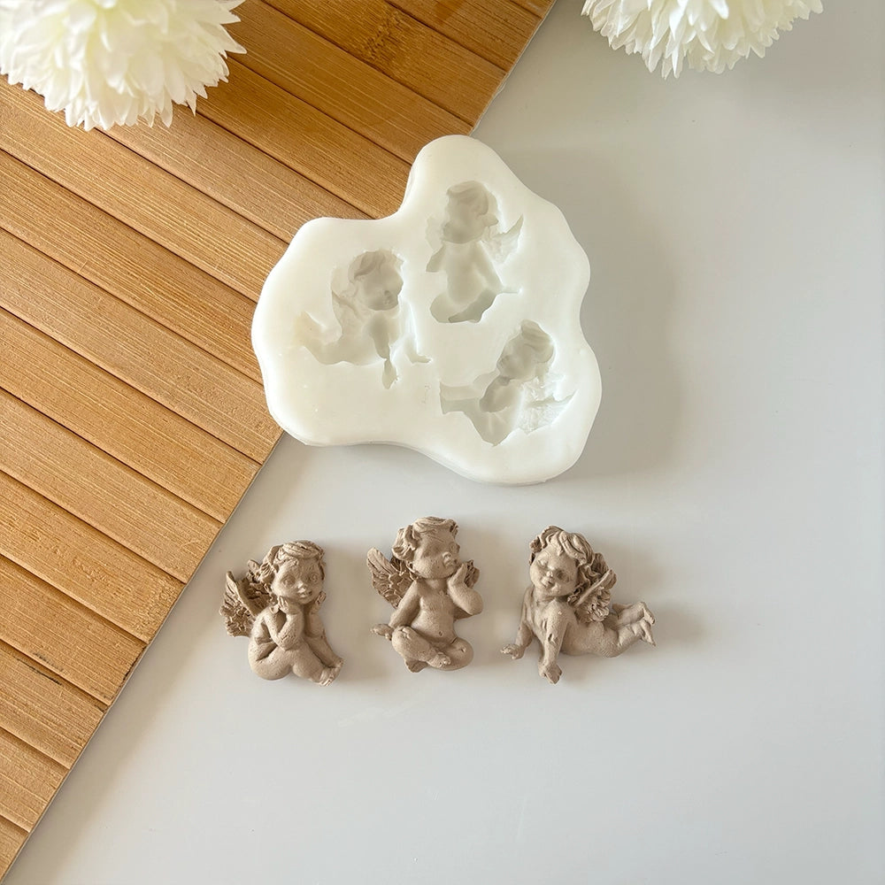 3-Piece Mini Angel Silicone Mold