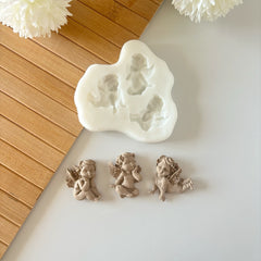 3-Piece Mini Angel Silicone Mold