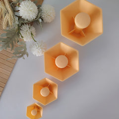 Hexagonal Pottery Rim Shaping Tool – Single Piece or Full Set