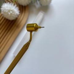 Angled Fine Line Applicator Pen – 0.5mm Precision Tip (Metal Body)