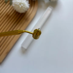 Angled Fine Line Applicator Pen – 0.5mm Precision Tip (Metal Body)