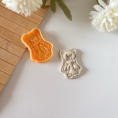Blanket Teddy Bear Cookie Cutter