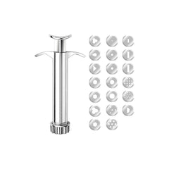 Ceramic Clay Extruder Gun – 19 Tip Nozzle Set (Metal Body)