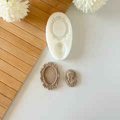 Frame and Portrait Silicone Mold