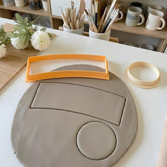 Ceramic Mug Clay Cutter & Base Mold Set - Ideal for Handmade Mugs (036)