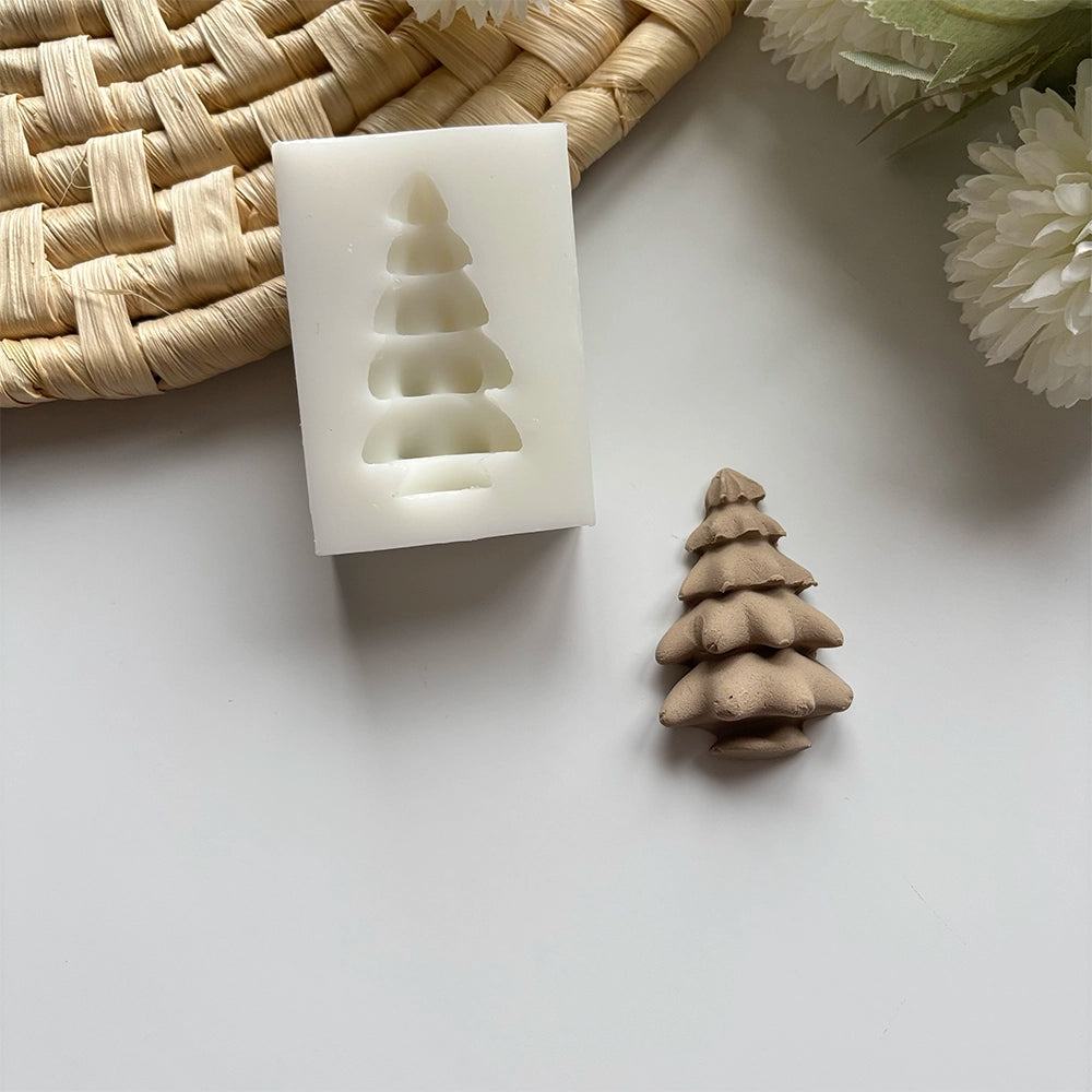 Detailed Christmas Tree Silicone Mold