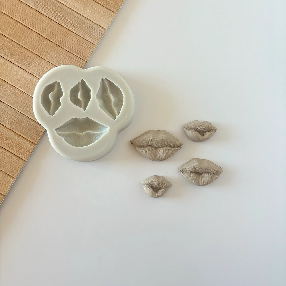 4-Piece Lips Set Silicone Mold