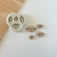 4-Piece Lips Set Silicone Mold