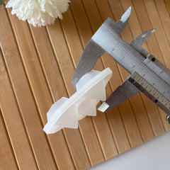 3-Cavity Diamond Shape Resin Mold – Faceted Crystal Silicone Mold