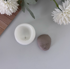 Mini Face Series Silicone Mold – 4 cm (1.57”) | For Ceramic & Polymer Clay (8 Different Models)
