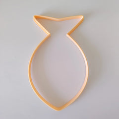 Fish-Shaped Clay Slab Cutter – Large Pottery Template (29 cm)