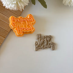 Happy Birthday Cookie Cutter
