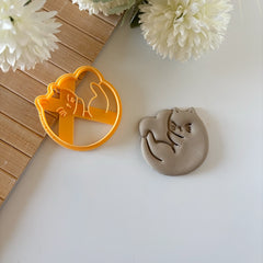 Heart Cat Cookie Cutter