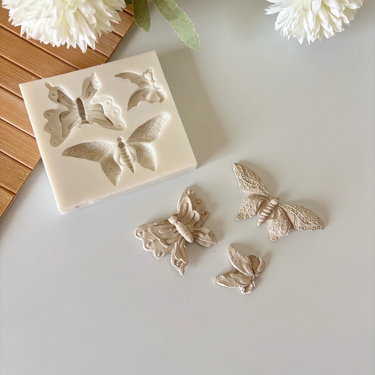 3-Piece Butterfly Silicone Mold