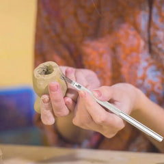 Moule à tasse en céramique – Outil de modelage d'argile en forme de cœur