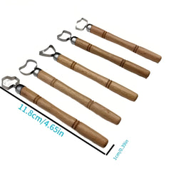 Wooden Handle Clay Loop Cutter Set (5 Pieces)