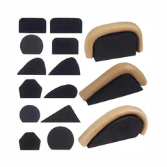 12-Piece Mug Handle Shaping Template Set – Clay Tool for Pottery Mugs