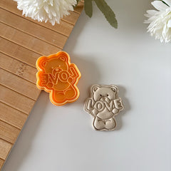 Love Teddy Bear Cookie Cutter