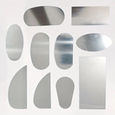 10-Piece Stainless Steel Rib Set – Pottery Shaping & Smoothing Tools