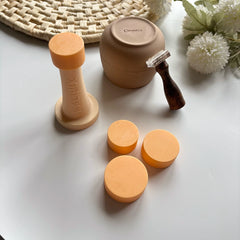 Ceramic & Pottery Stamp Support Tool with 4 Interchangeable Heads