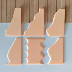 Moule à tasse en céramique – Outil de modelage d'argile en forme de cœur