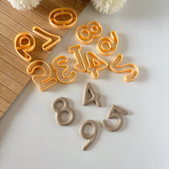 Number Cutter Set for Clay, Pottery & Baking
