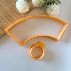 Wide-Mouth Ceramic Clay Cutter & Base Mold Set - For Modern Bowls & Cups (035)