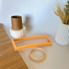 Ceramic Mug Clay Cutter & Base Mold Set - Ideal for Handmade Mugs (036)