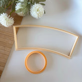 Ceramic Cup Clay Cutter & Base Mold Set - Conical Design (037)