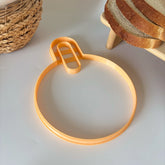 Ceramic Cutting Board Template – Round Serving Board Mold with Handle – (29 cm)