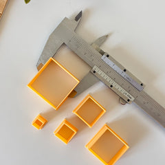 Square Clay Cutter Set (5 Pieces)