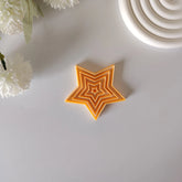 Star Shape Clay Cutter Set – 5-Piece Nesting Star Cutters for Pottery
