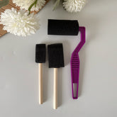 Essential Ceramic Glazing Set – 3 Piece Foam Applicators