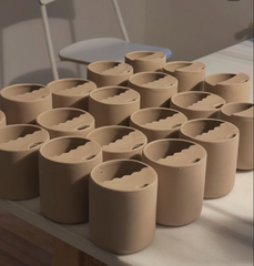 Ensemble de moules et emporte-pièces pour tasses en céramique - Idéal pour les tasses faites à la main (036)