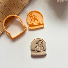Snow Globe Snowman Cookie Cutter