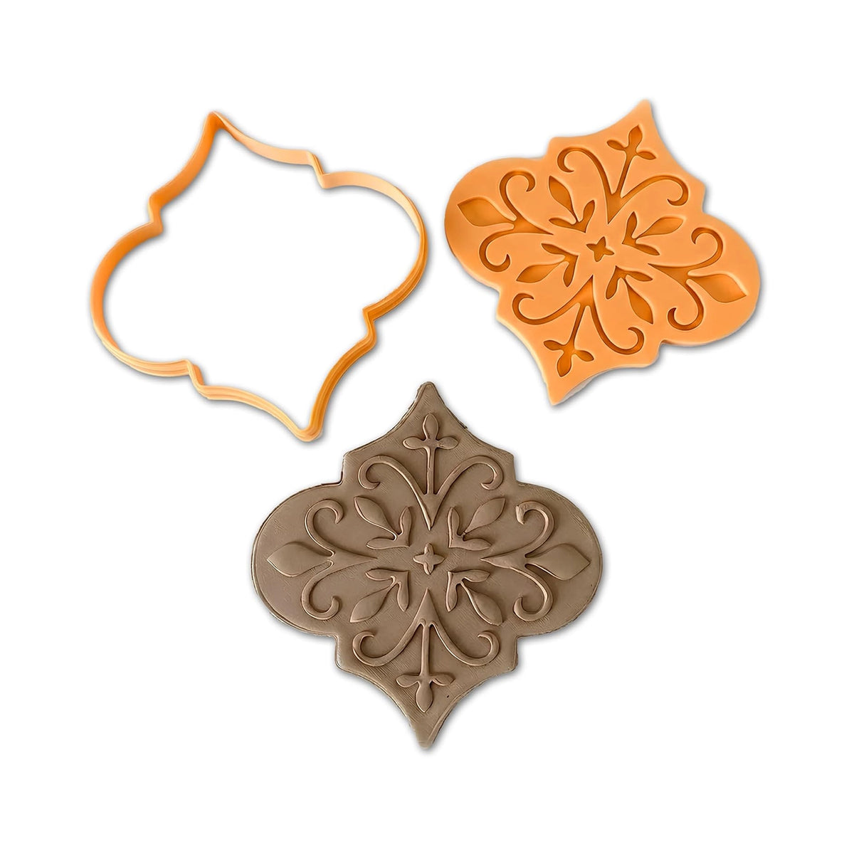 Marrakech Tile Ceramic Cutter & Stamp Set - Large 17 cm (6.7") for Pottery & Clay