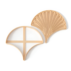 Scallop Shell Ceramic Tile Cutter & Imprint Stamp Set - 17cm / 6.7"