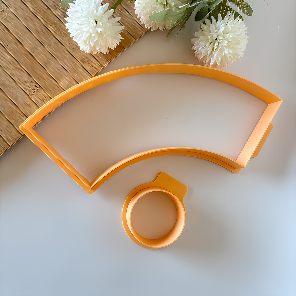 Wide-Mouth Ceramic Clay Cutter & Base Mold Set - For Modern Bowls & Cups (035)