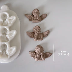 3-Piece Mini Angel Silicone Mould