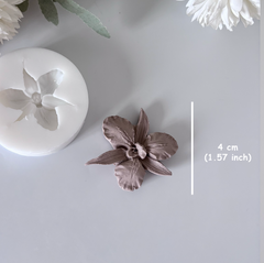 Mini Frangipani (Plumeria) Flower Silicone Mold – 4 cm (1.57”)