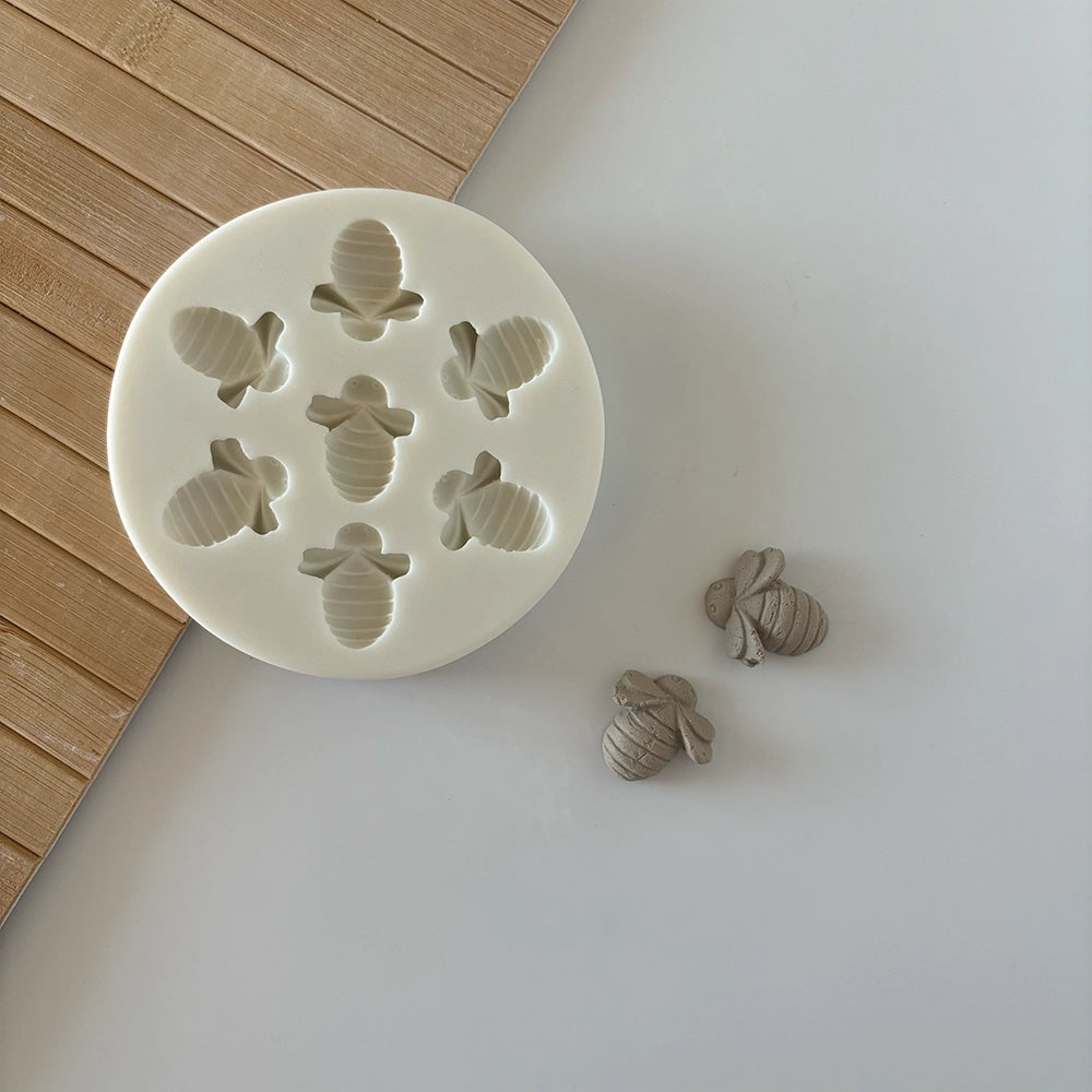 7-Piece Bee Set Silicone Mold