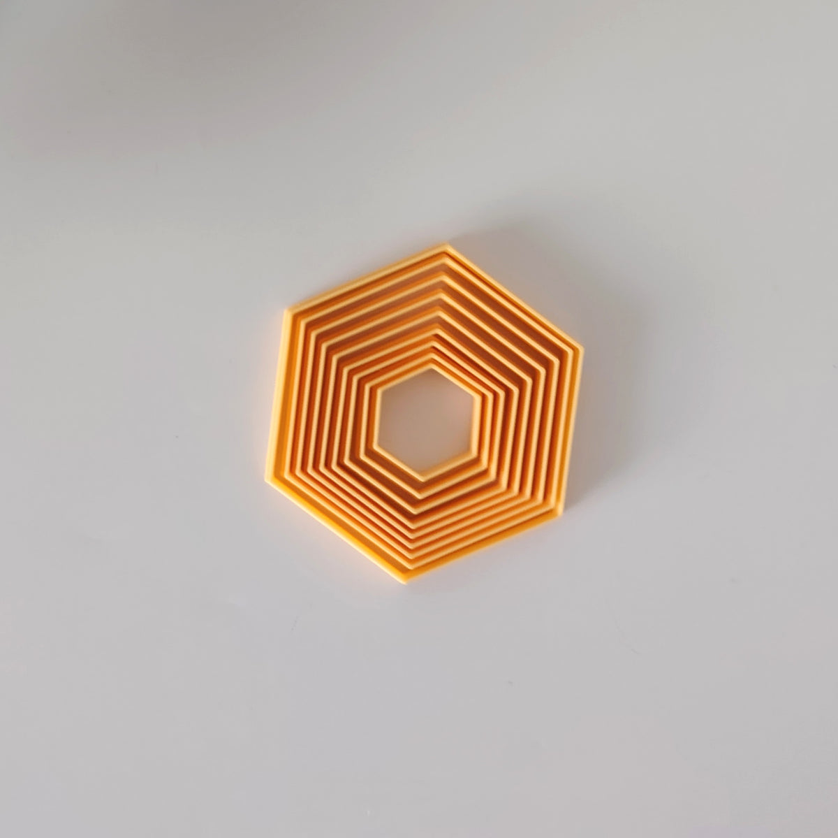 Thin Hexagon Clay Cutter Set (9 Pieces)