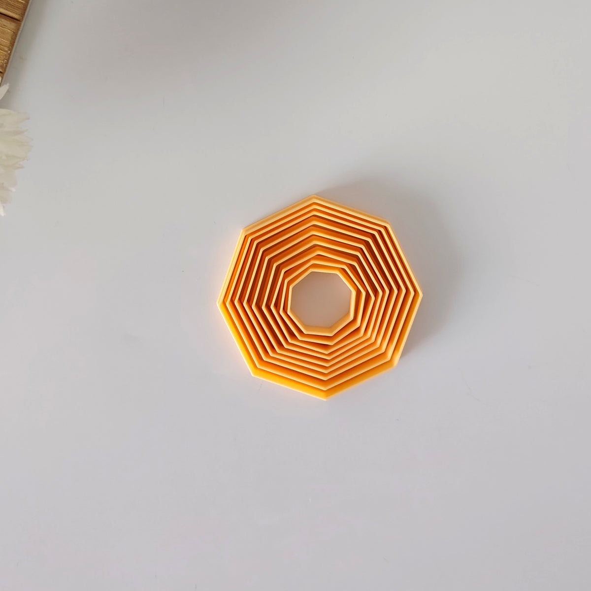 Thin Octagonal Clay Cutter Set (9 Pieces)