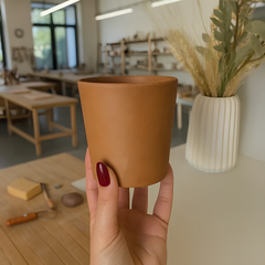 Ceramic Cup Clay Cutter & Base Mold Set - Conical Design (037)