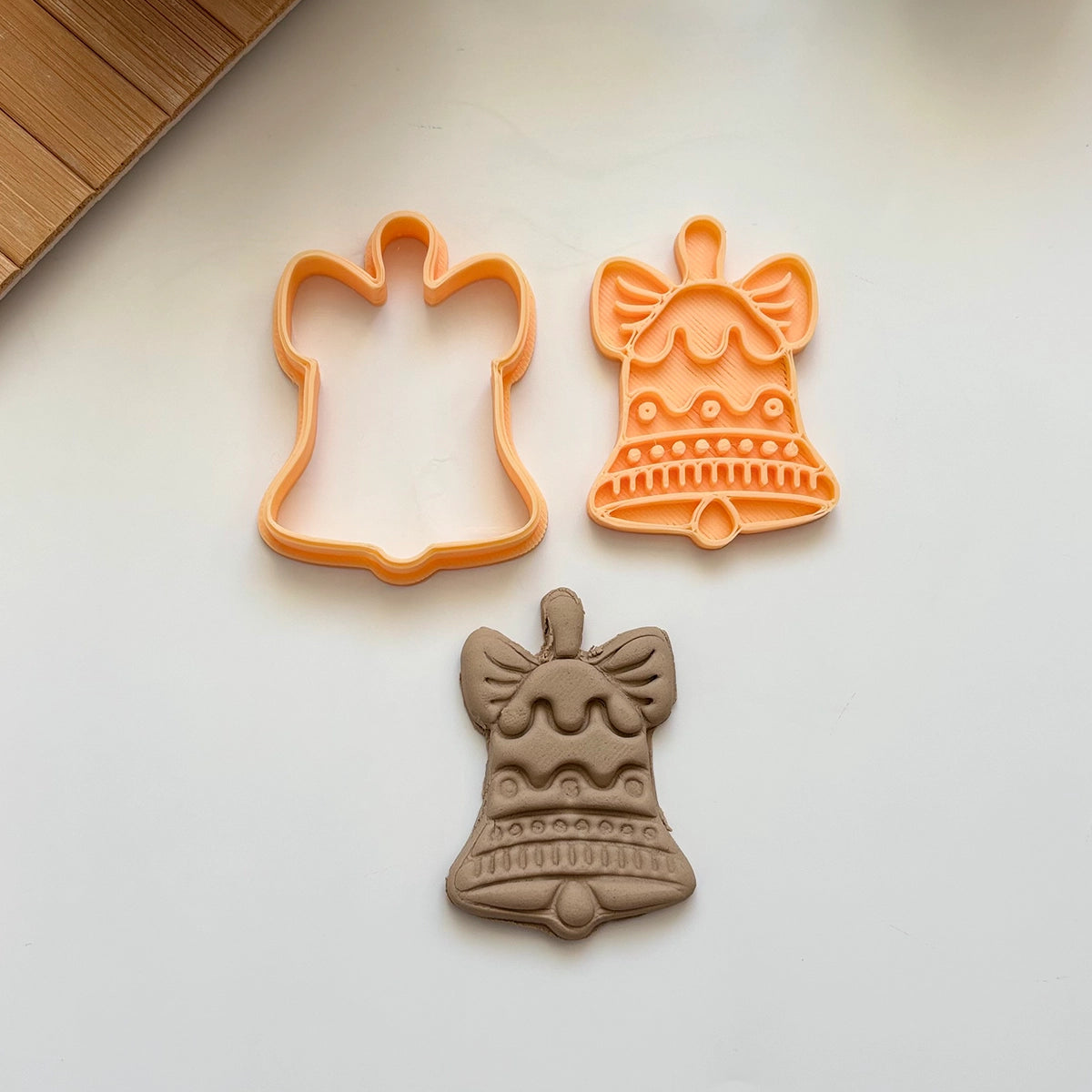 Motifed New Year's Bell Cookie Cutter