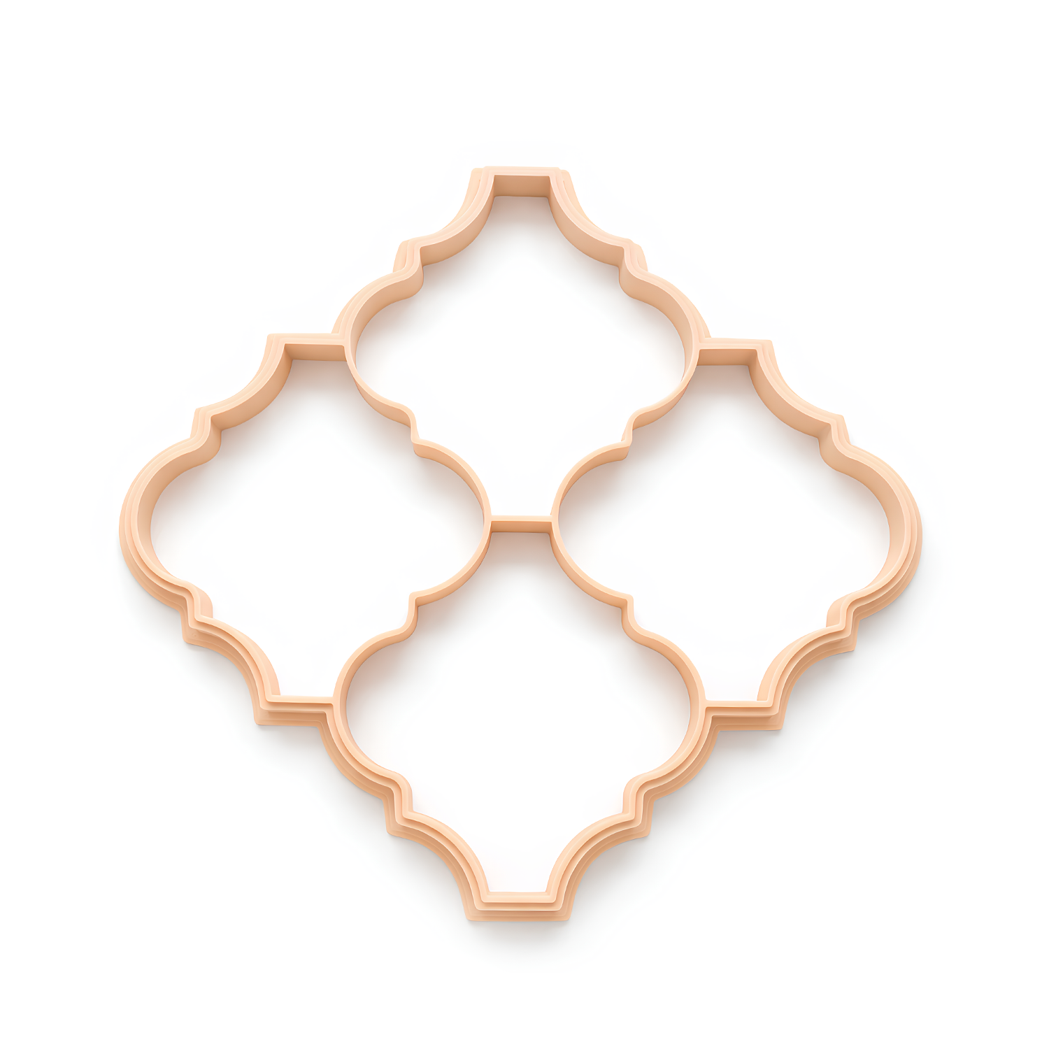 Ceramic Motif Tile Cutter – 17×17 cm (4-Tile Pattern)