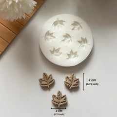 7-Cavity Sycamore Leaf Silicone Mold